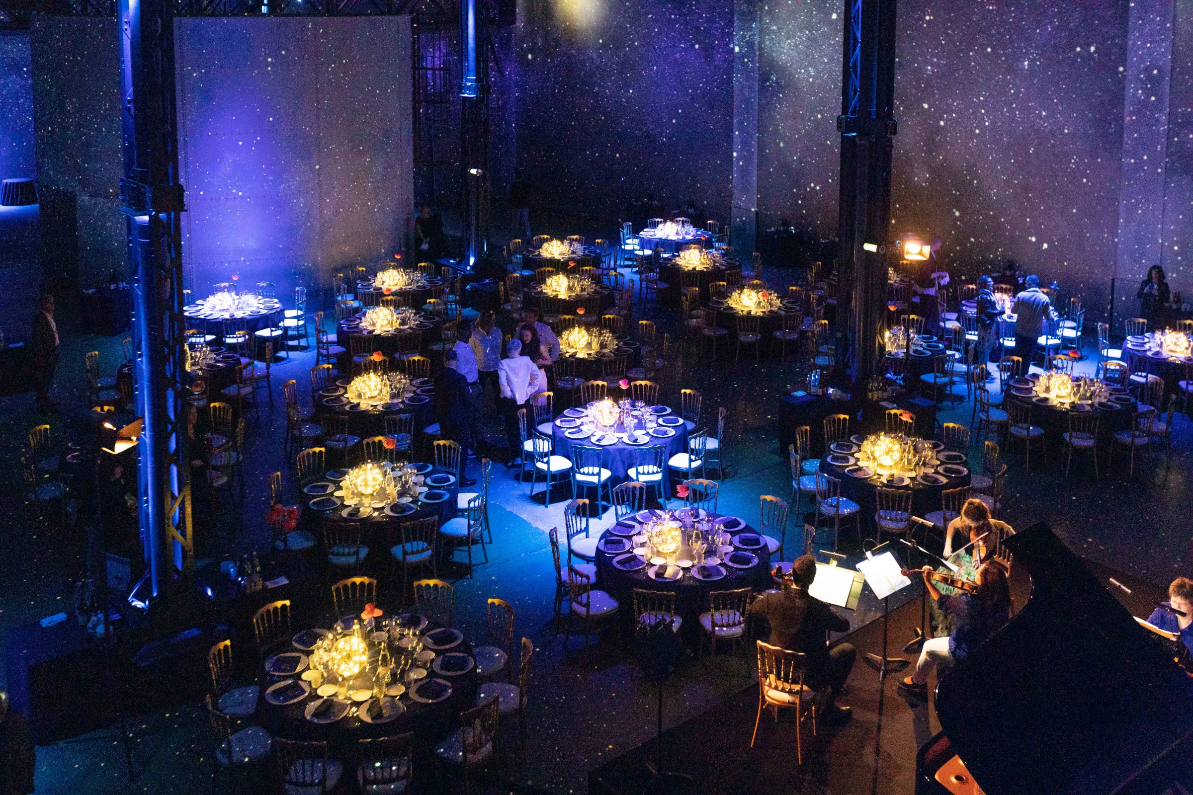 table lumière bleue